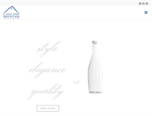 Tablet Screenshot of drinkcascade.com